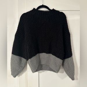 Chunky Knit Mock Sweater